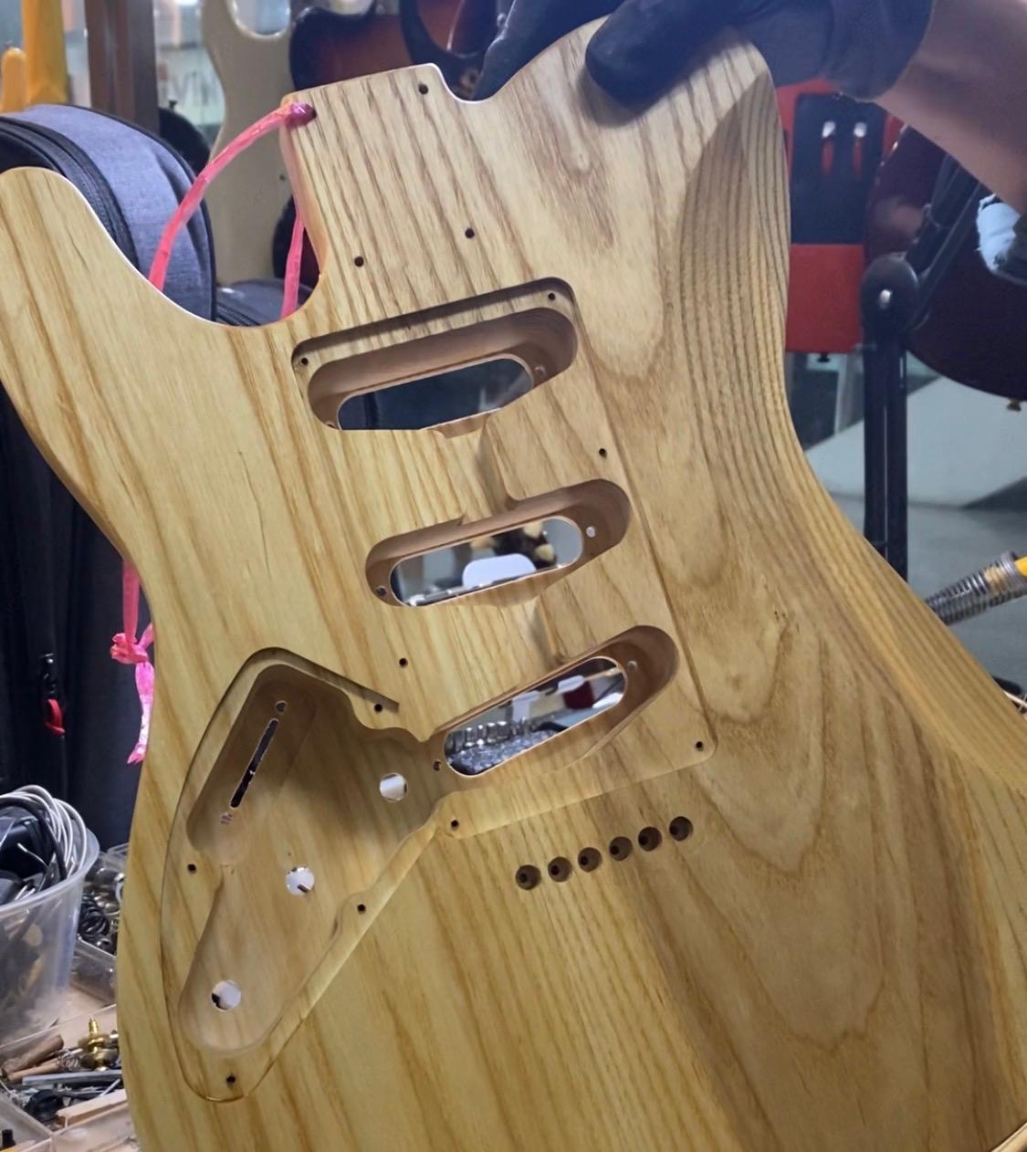 Oil finish for a partcaster