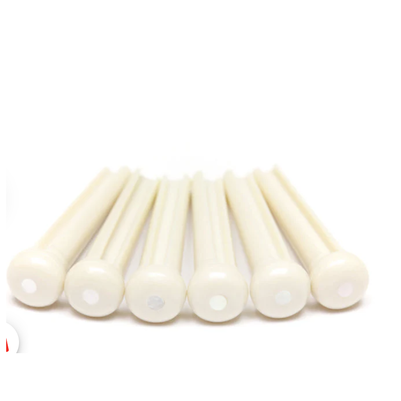 Graphtech TUSQ Tradtional Bridge Pins 2mm M.O.P. Dot PP-2142-00