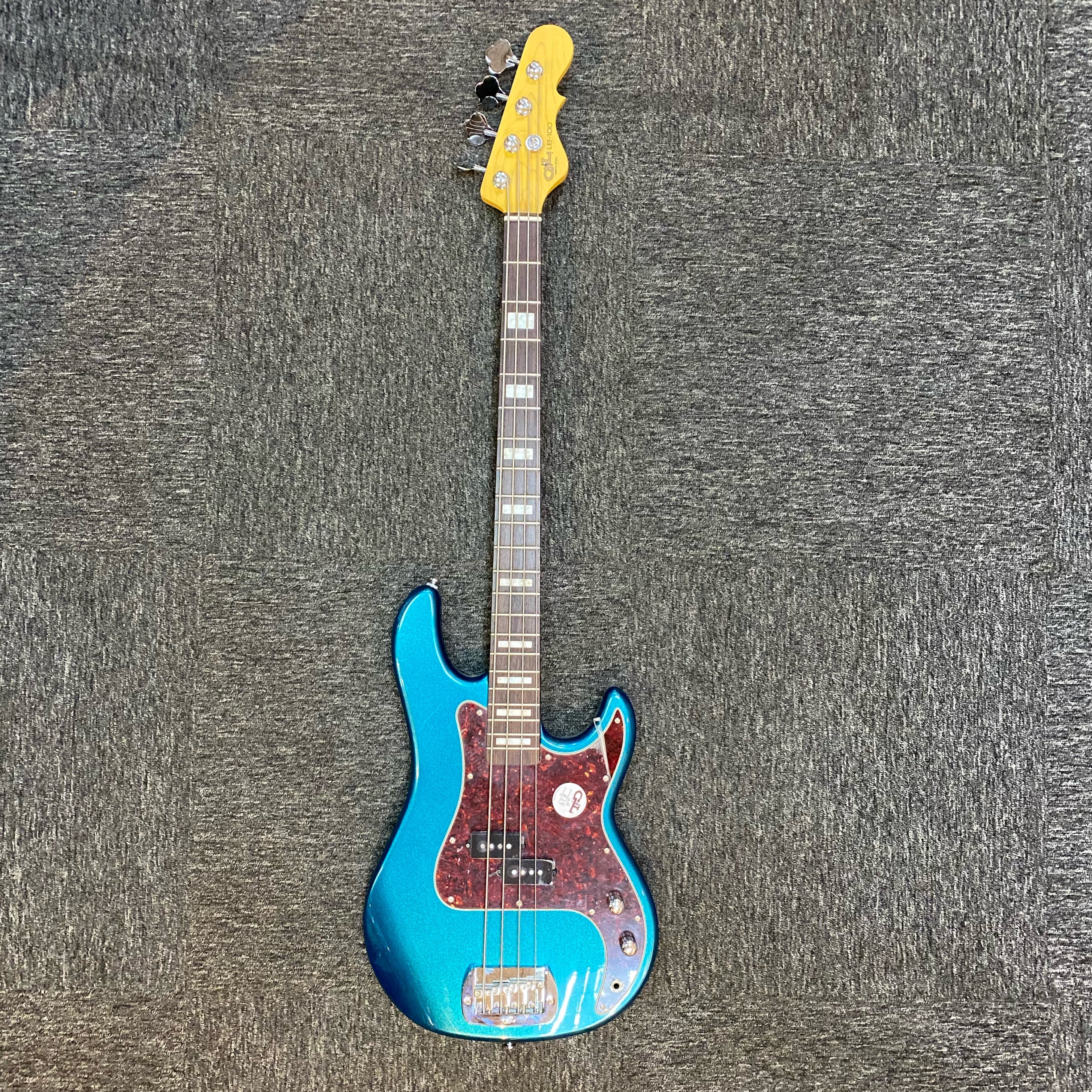 Pre-owned G&L Tribute LB100 Emerald Blue