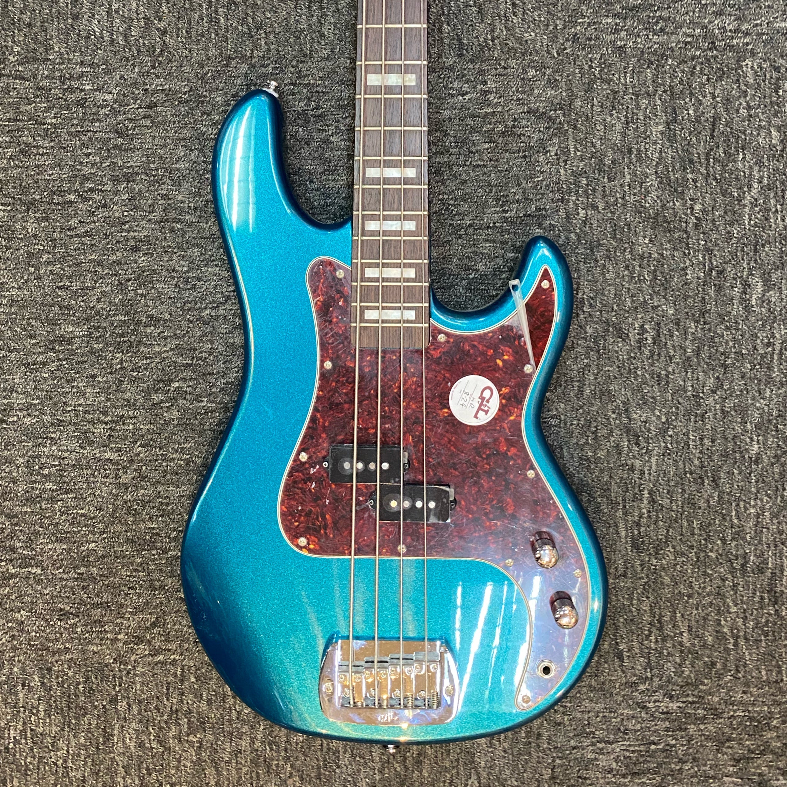 Pre-owned G&L Tribute LB100 Emerald Blue