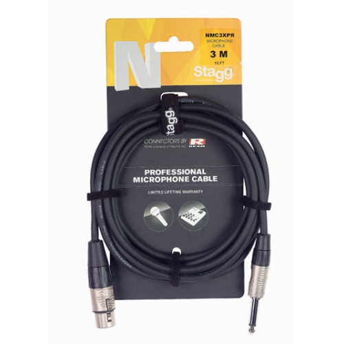Stagg Microphone Cable 3m/10ft NMC3XPR