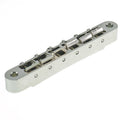 Faber ABRH-NG Bridge, For Gibson® ABR-1, Gloss Nickel, Brass saddles nickel plated