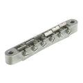 Faber ABRM-NA Bridge, Fits 4mm studs, Aged Nickel, Brass saddles nickel plated