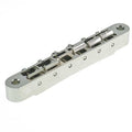 Faber ABRM-NG Bridge, Fits 4mm studs, Gloss Nickel, Brass saddles nickel plated