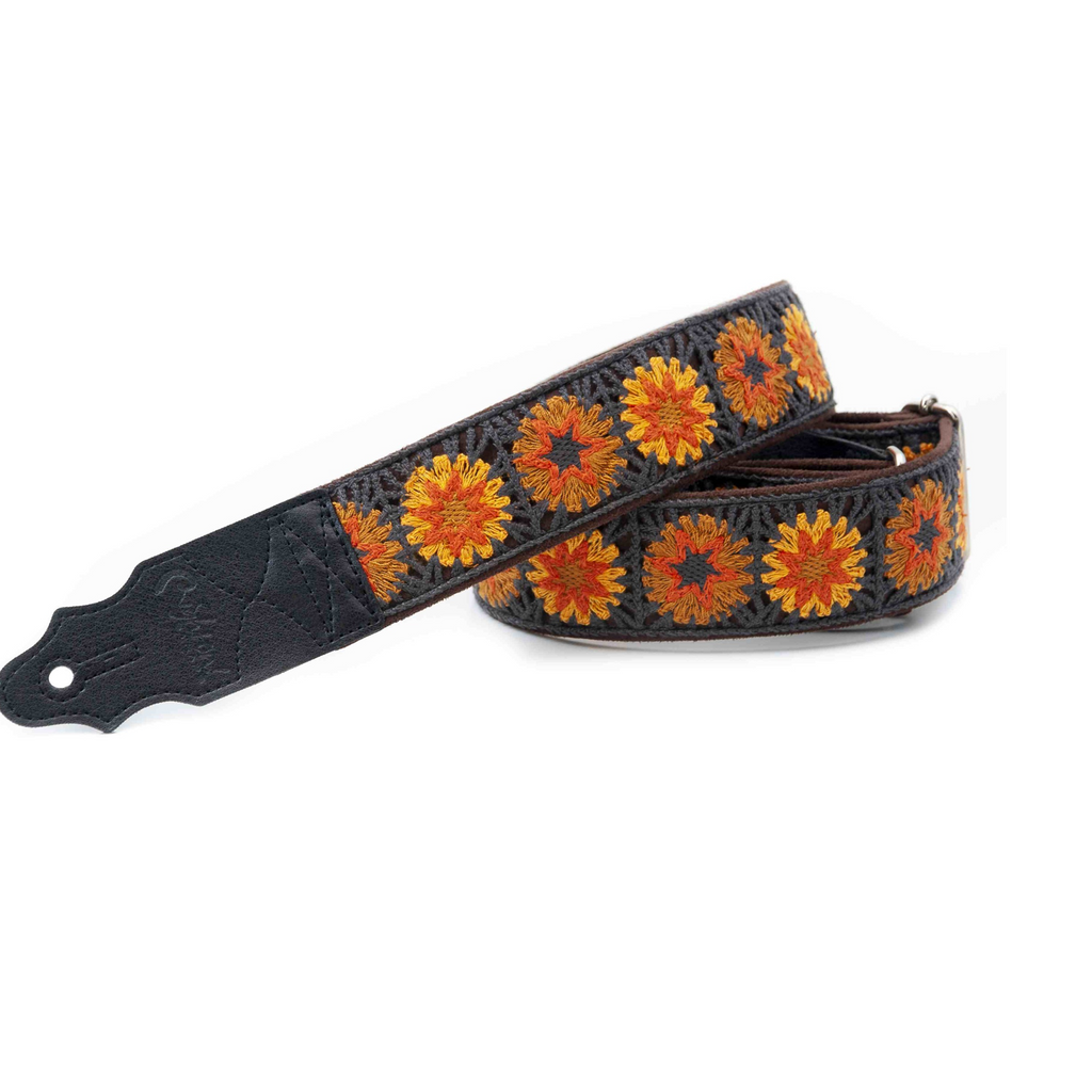 Righton Crochet Brown Guitar Strap