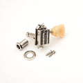 Faber Kluson style tuners, FKT33BB-NG 3+3, threaded nut, nickel glossy