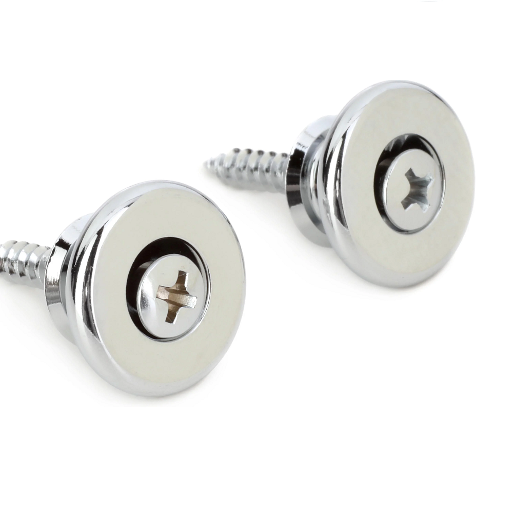 Gotoh EP-B3 Chrome Strap Button Pair