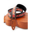 RightOn Surf Hawaii Black Guitar Strap