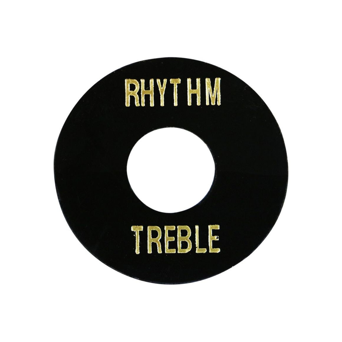 Hosco Plastic Treble/Rhythm Plate Black