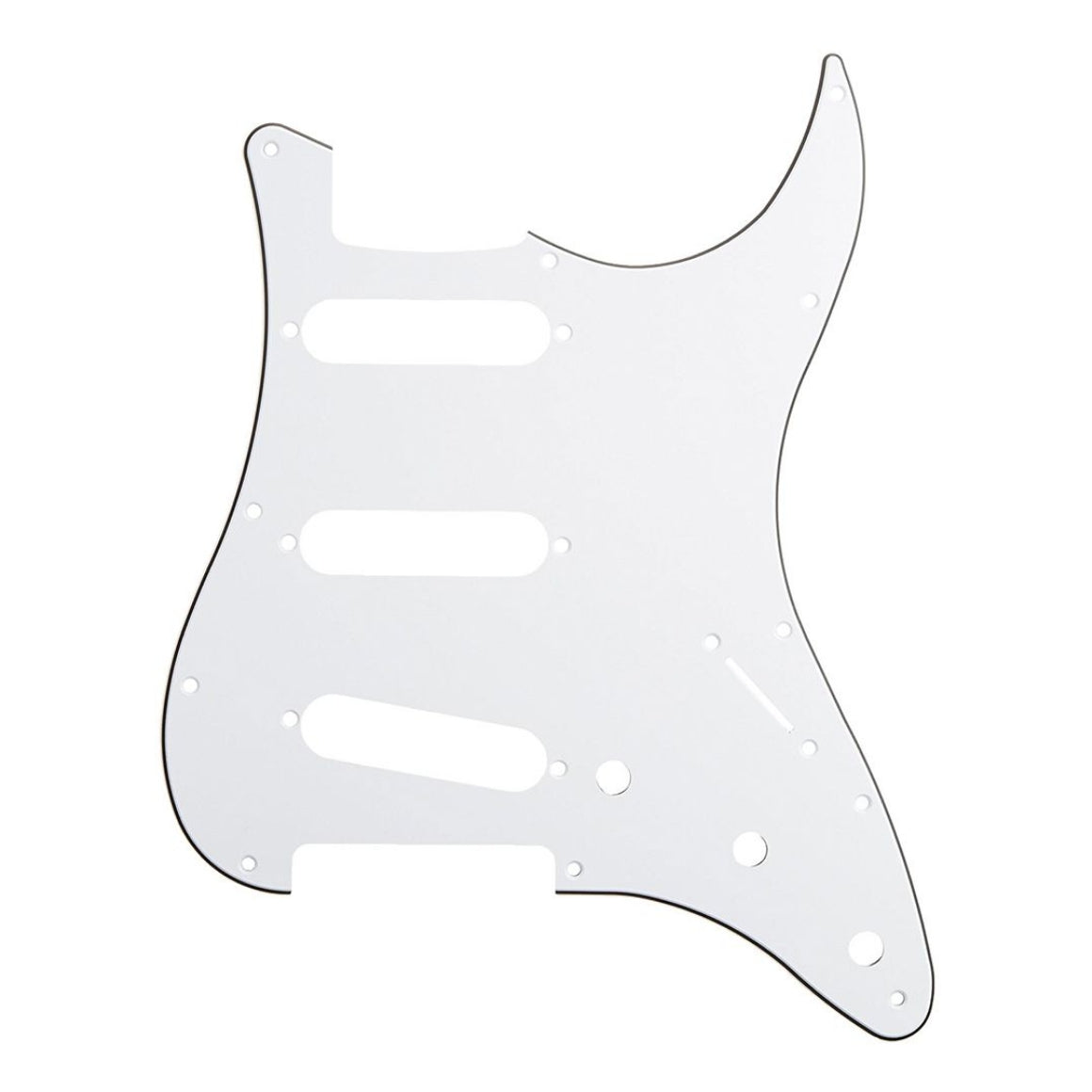 Hosco Strat Pickguard (S-S-S) White