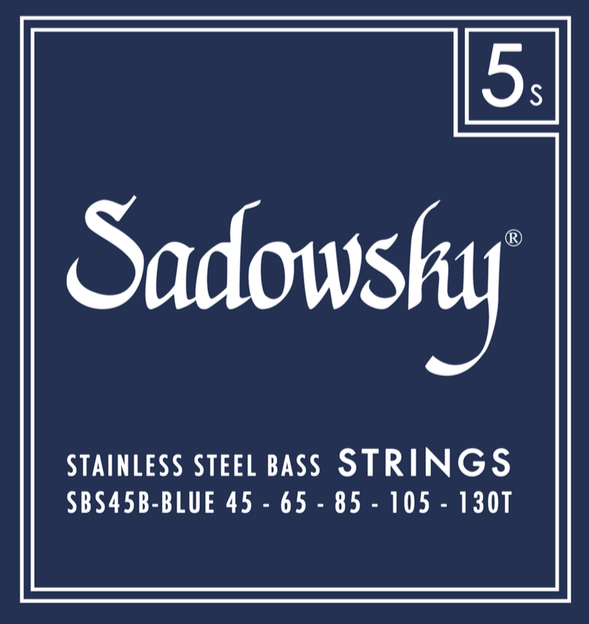 Sadowsky Blue Label Stainless Steel SBS45B 5-String, 045-130