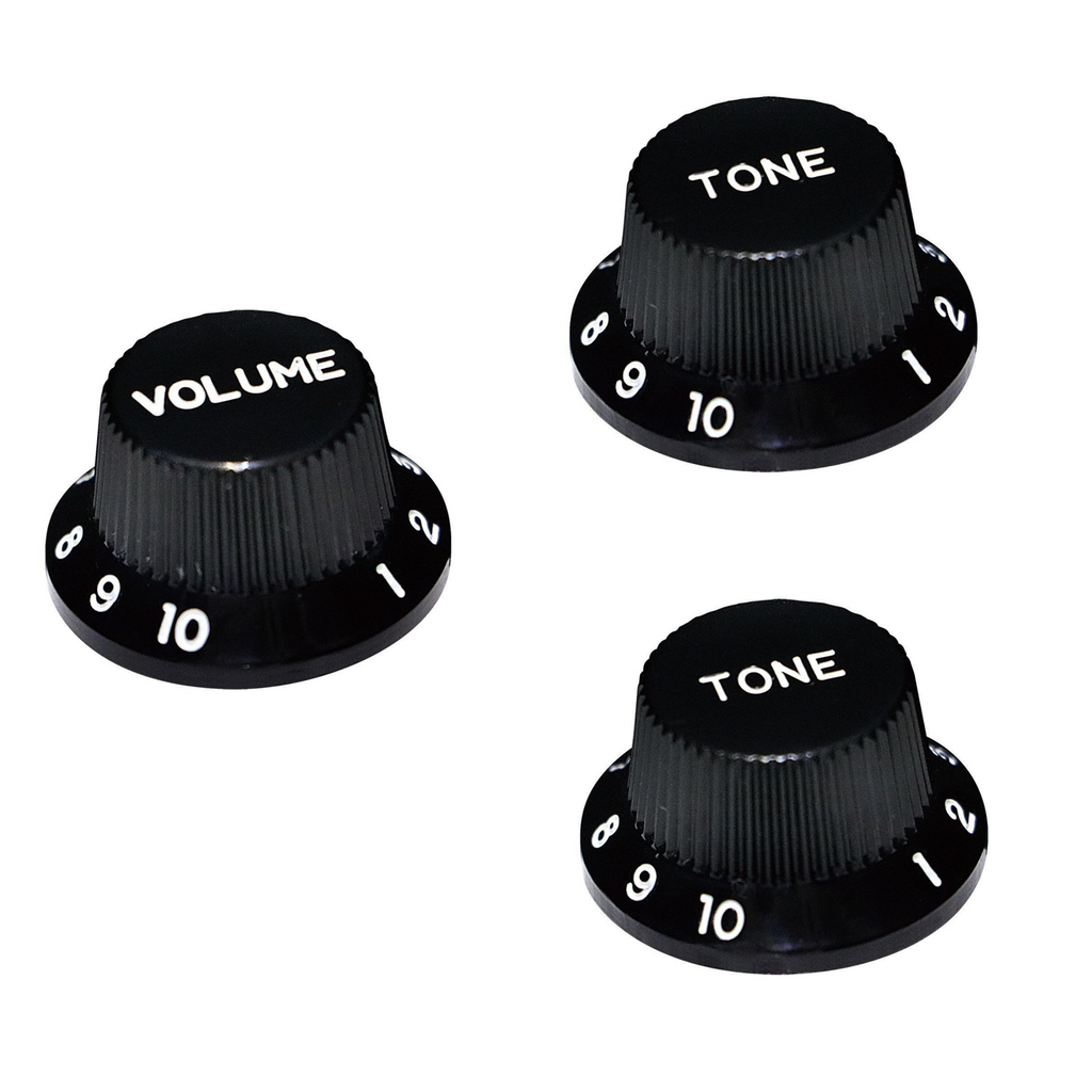 Hosco Strat Knob Set Vol-Tone-Tone