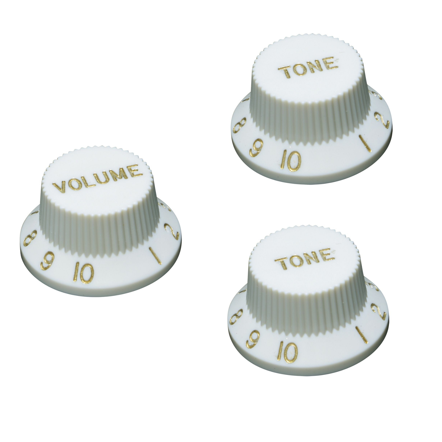 Hosco Strat Knob Set Vol-Tone-Tone