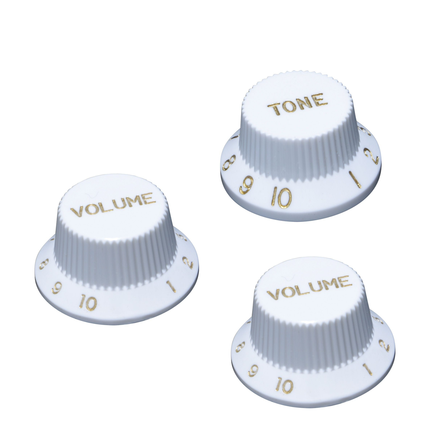Hosco Strat Knob Set Vol-Tone-Tone
