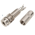 Switchcraft ¼" Stereo Jack, Acoustic End Pin, Nickel