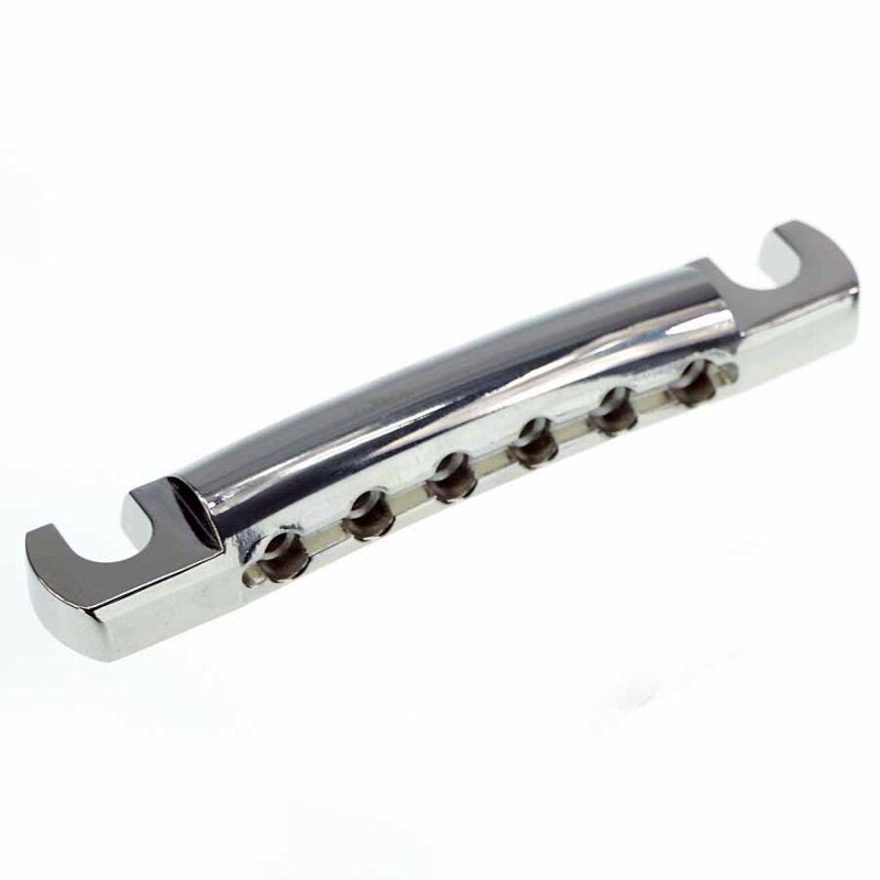 Faber TP-59NG Faber TP-'59 Vintage Spec ALU Stop Tailpiece, Nickel, gloss