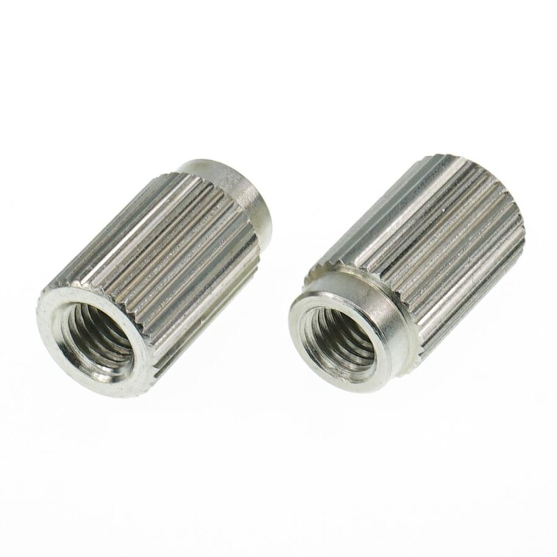 Faber TPI-A-ING Faber 5/16-24 Inch Tailpiece Inserts (pair) Steel, nickel plated, glossy