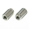 Faber TPI-A-MNG Faber, 8mm metric Tailpiece Inserts (pair) Steel, nickel plated, glossy