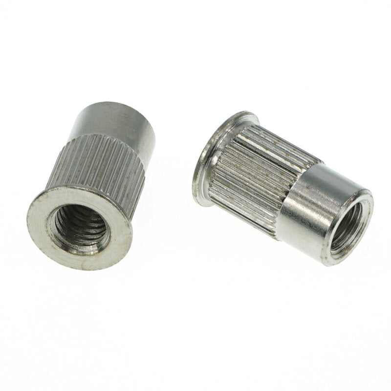 Faber TPI-B-MNG Faber 8mm metric Tailpiece Inserts (pair) Steel, nickel plated, gloss
