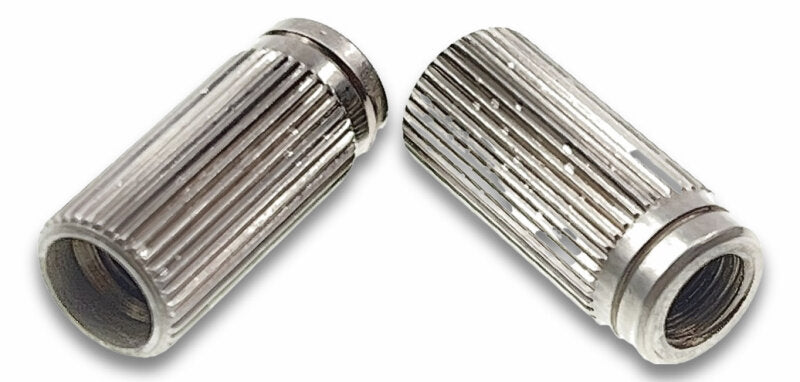 Faber TPI-C-INA Faber 5/16-24 Inch Tailpiece Inserts (pair) Steel, nickel plated