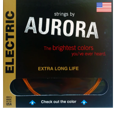 Aurora Premium Electric Guitar Strings 0.10 (red)
