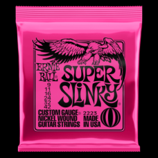 Ernie Ball Super Slinky Nickel Wound Electric Guitar Strings 9-42 Gauge 2223