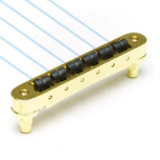 Graphtech Ghost ResoMax NV Tune-O-Matic Bridge 4mm with Ghost Piezo Saddles Gold PN-8843-G0