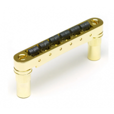 Graphtech ResoMax NV2 6mm Tune-O-Matic Bridge with String Saver Saddles Gold PS-8863-G0