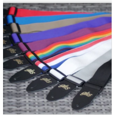 GHS WEBBED NYLON GUITAR STRAPS Black