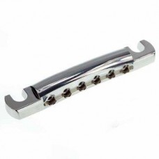 Faber TP-59 Vintage Spec ALU Stop Tailpiece Nickel gloss