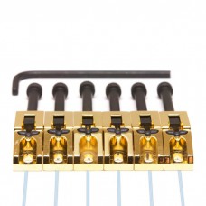 Graphtech Ghost Floyd Rose Saddles Set 6 String Gold PN-0080-G6